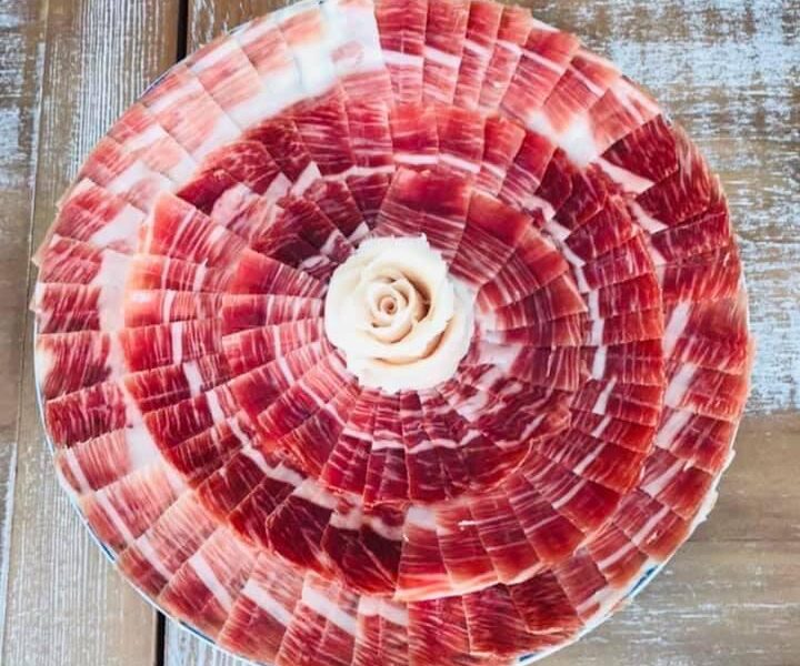 Plato jamón
