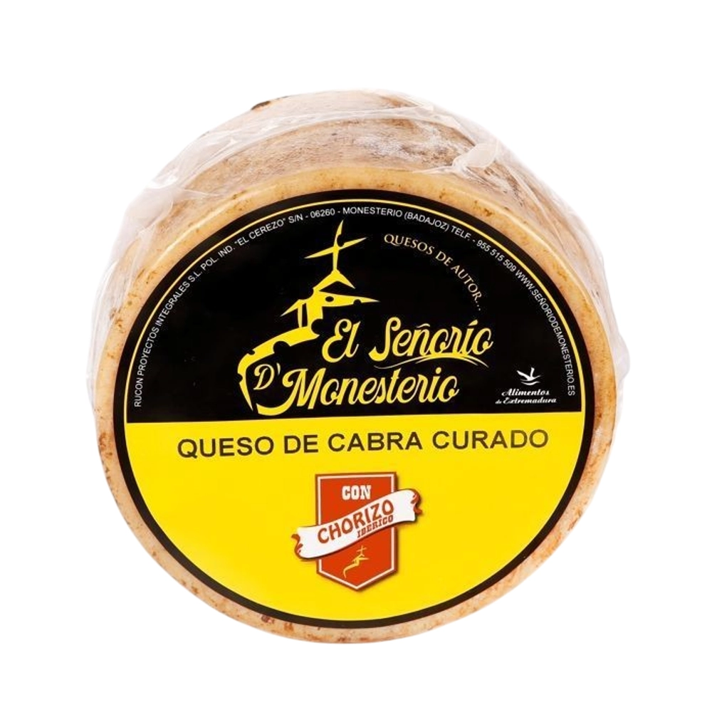 Queso de Cabra Curado con Chorizo ibérico Queso de Cabra Curado con Chorizo ibérico